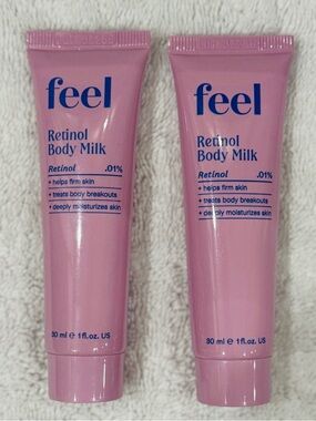 Feel Beauty Retinol Body Milk Mini Duo 30ml X 2 BRAND NEW/SEALED